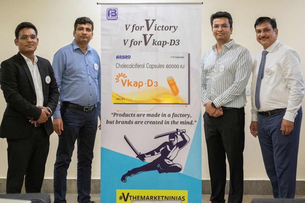 Arbro Pharmaceuticals Launches Vkap-D3 for the Treatment of Vitamin-D Deficiency in India